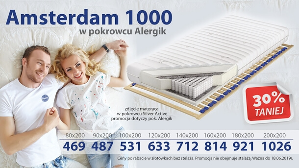 promocja materac amsterdam 1000