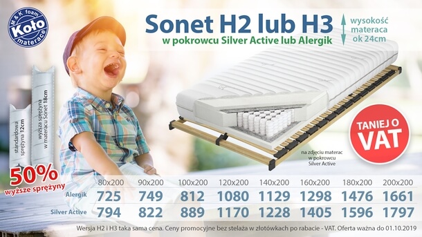 materac sonet promocja